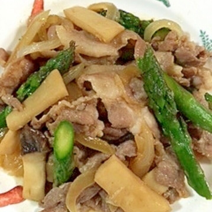 にんにくと生姜がいいね~♪豚肩ロースの炒め物